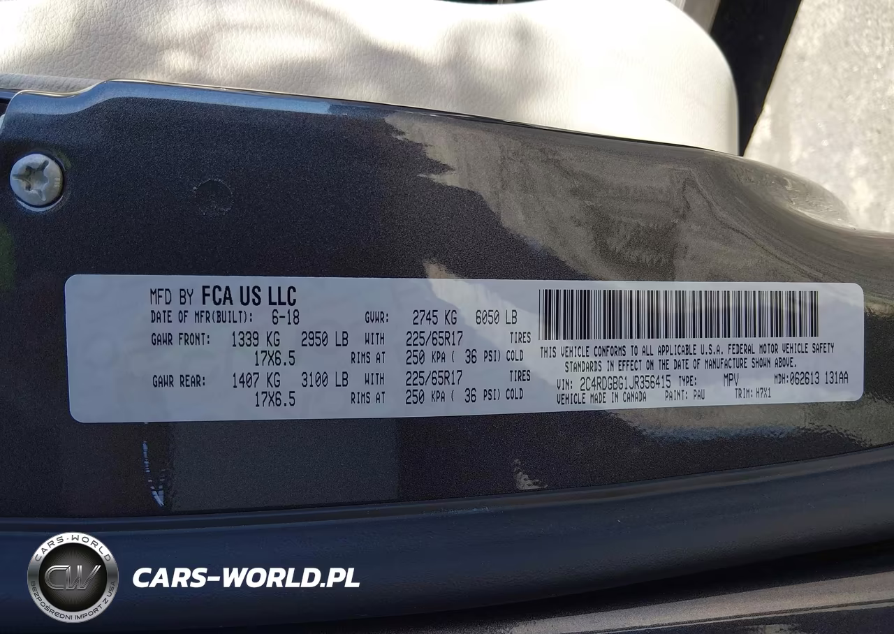 2018 Dodge Grand Caravan Se VIN:2C4RDGBG1JR356415 - 9