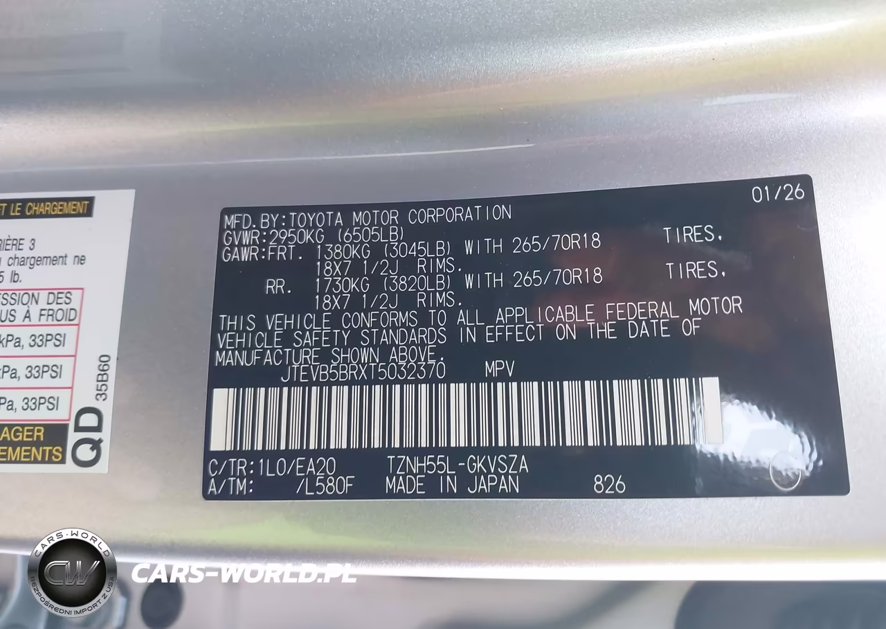 2026 Toyota 4Runner Hybrid Trd Off Road Premium VIN:JTEVB5BRXT5032370 - 9
