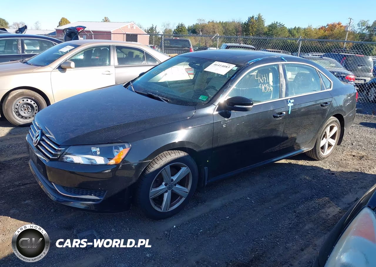 2013 Volkswagen Passat 2.5L Se VIN:1VWBP7A33DC120544 - 2