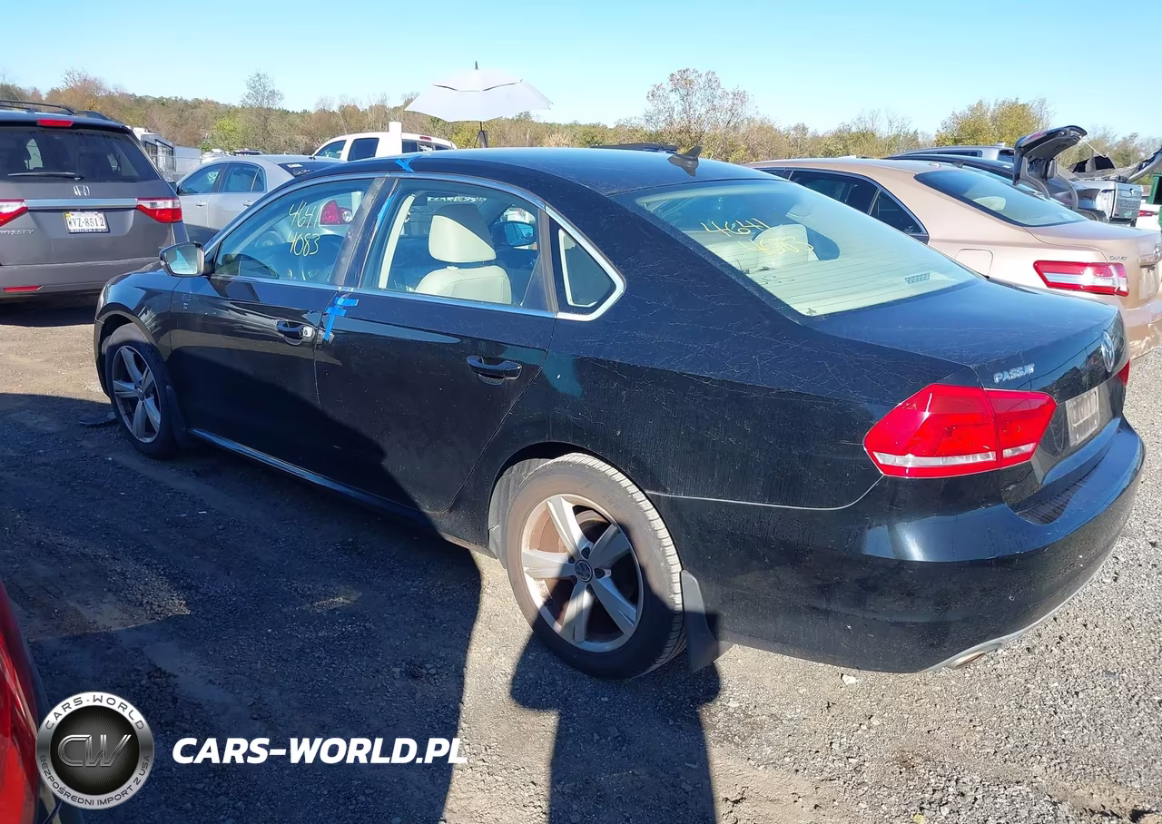 2013 Volkswagen Passat 2.5L Se VIN:1VWBP7A33DC120544 - 3