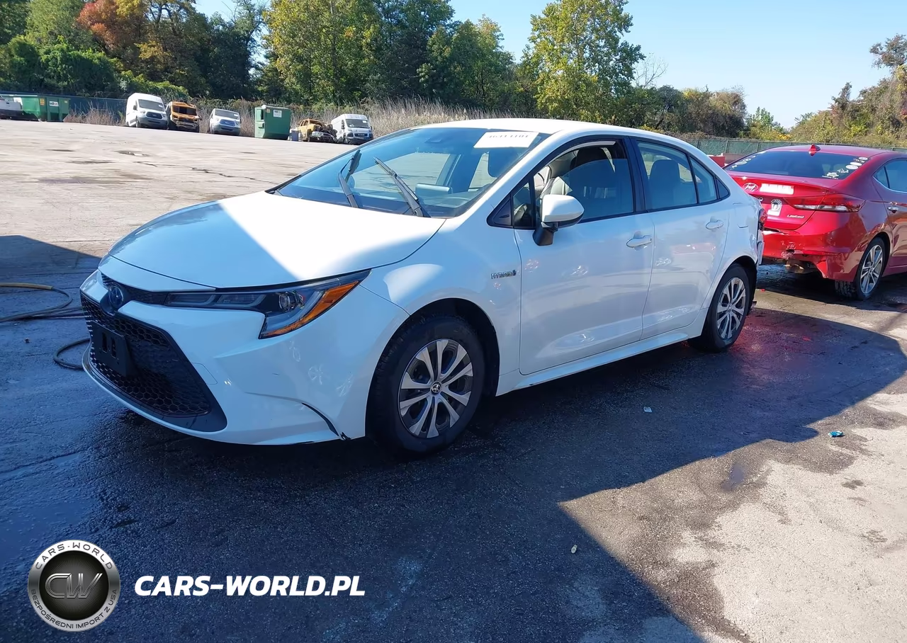 2021 Toyota Corolla Hybrid Le VIN:JTDEAMDE2MJ018662 - 2