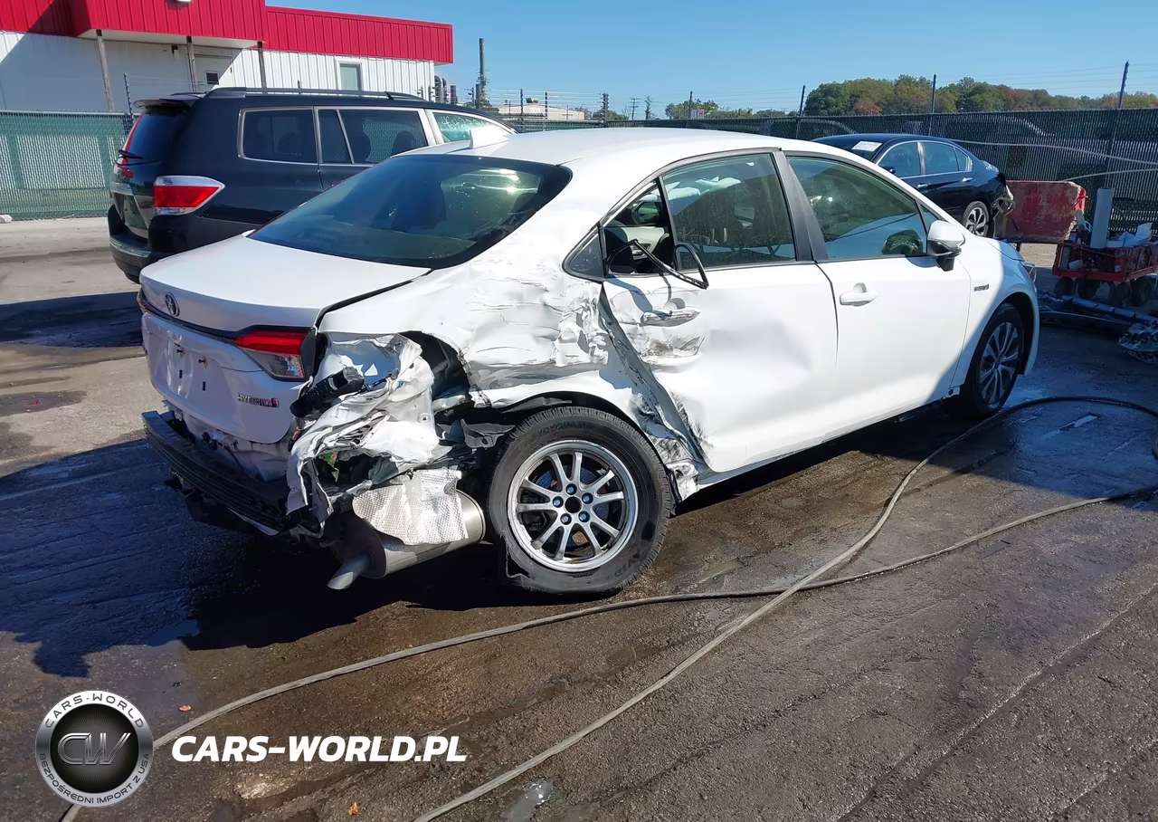 2021 Toyota Corolla Hybrid Le VIN:JTDEAMDE2MJ018662 - 4