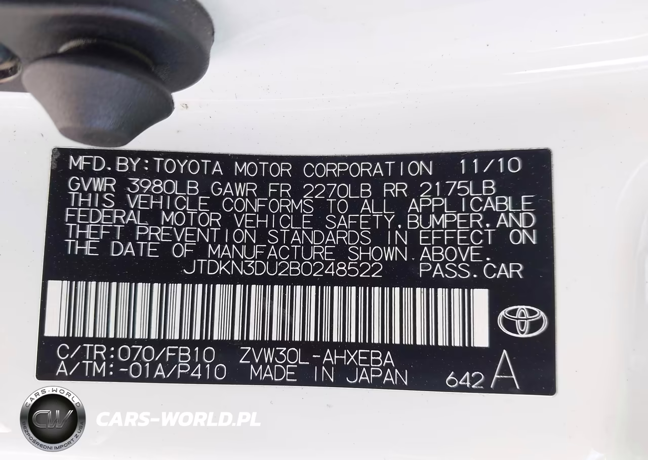 2011 Toyota Prius Three VIN:JTDKN3DU2B0248522 - 9