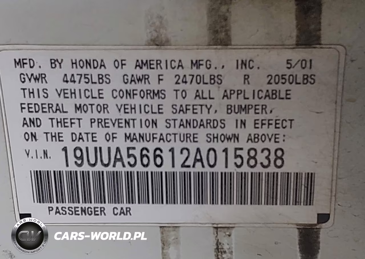 2002 Acura Tl 3.2 VIN:19UUA56612A015838 - 9
