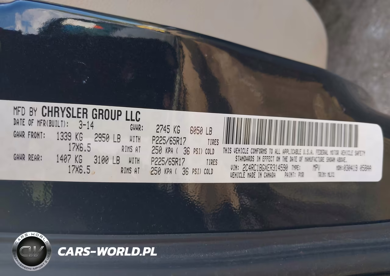 2014 Chrysler Town & Country Touring VIN:2C4RC1BGXER314590 - 9