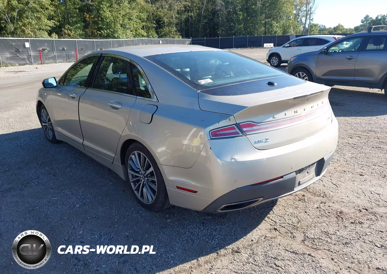 2017 Lincoln Mkz Premiere VIN:3LN6L5A91HR620567 - 3