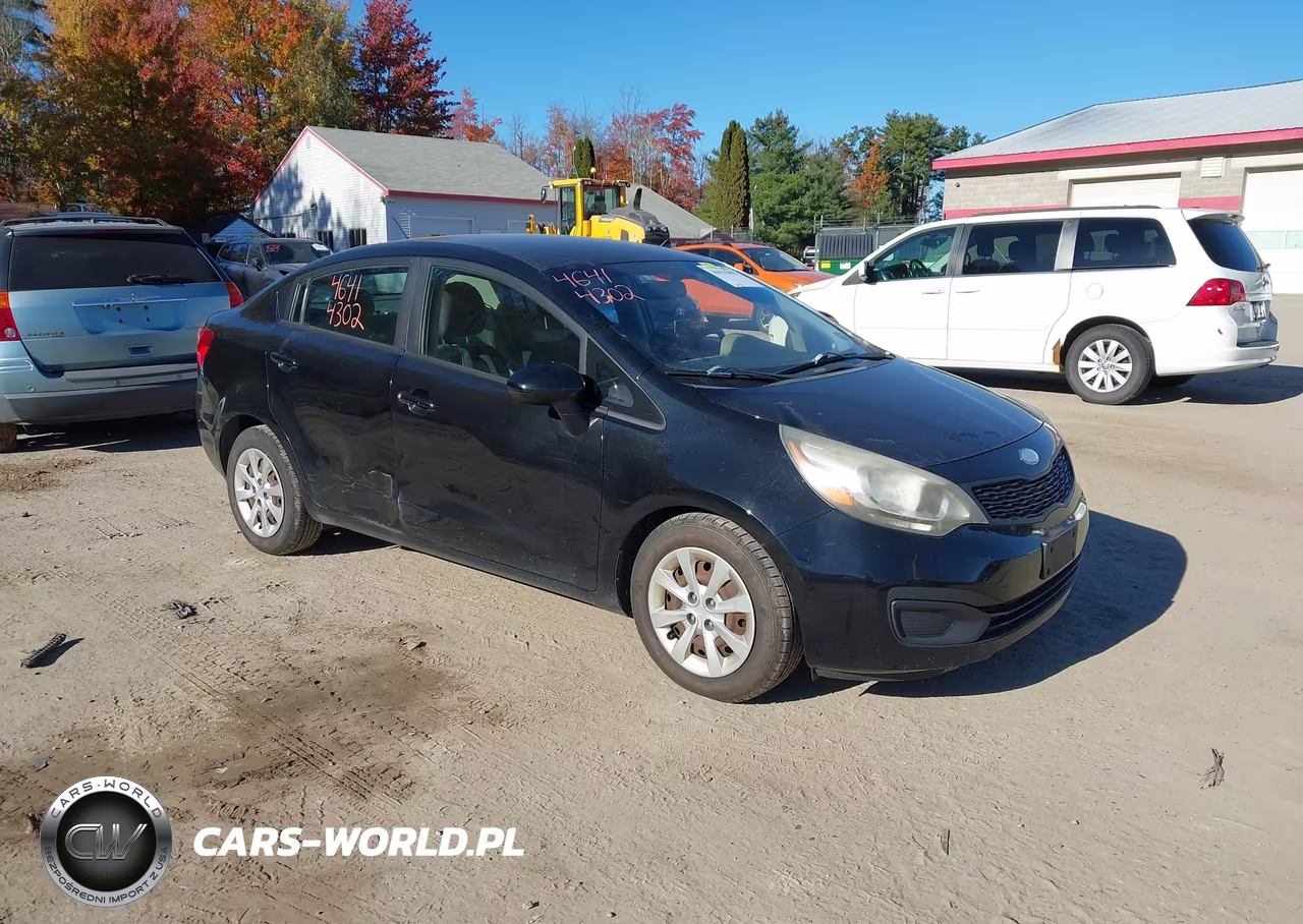 2013 Kia Rio Lx VIN:KNADM4A38D6224994 - 1