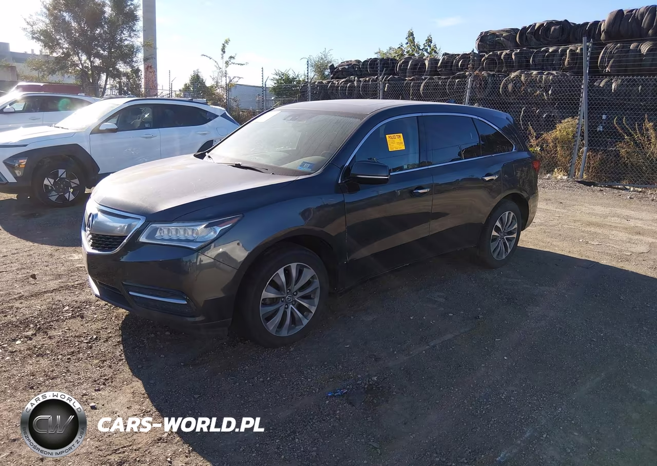 2014 Acura Mdx Technology Package VIN:5FRYD4H48EB027914 - 2