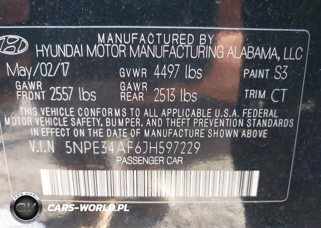 2018 Hyundai Sonata Sel VIN:5NPE34AF6JH597229 - 9