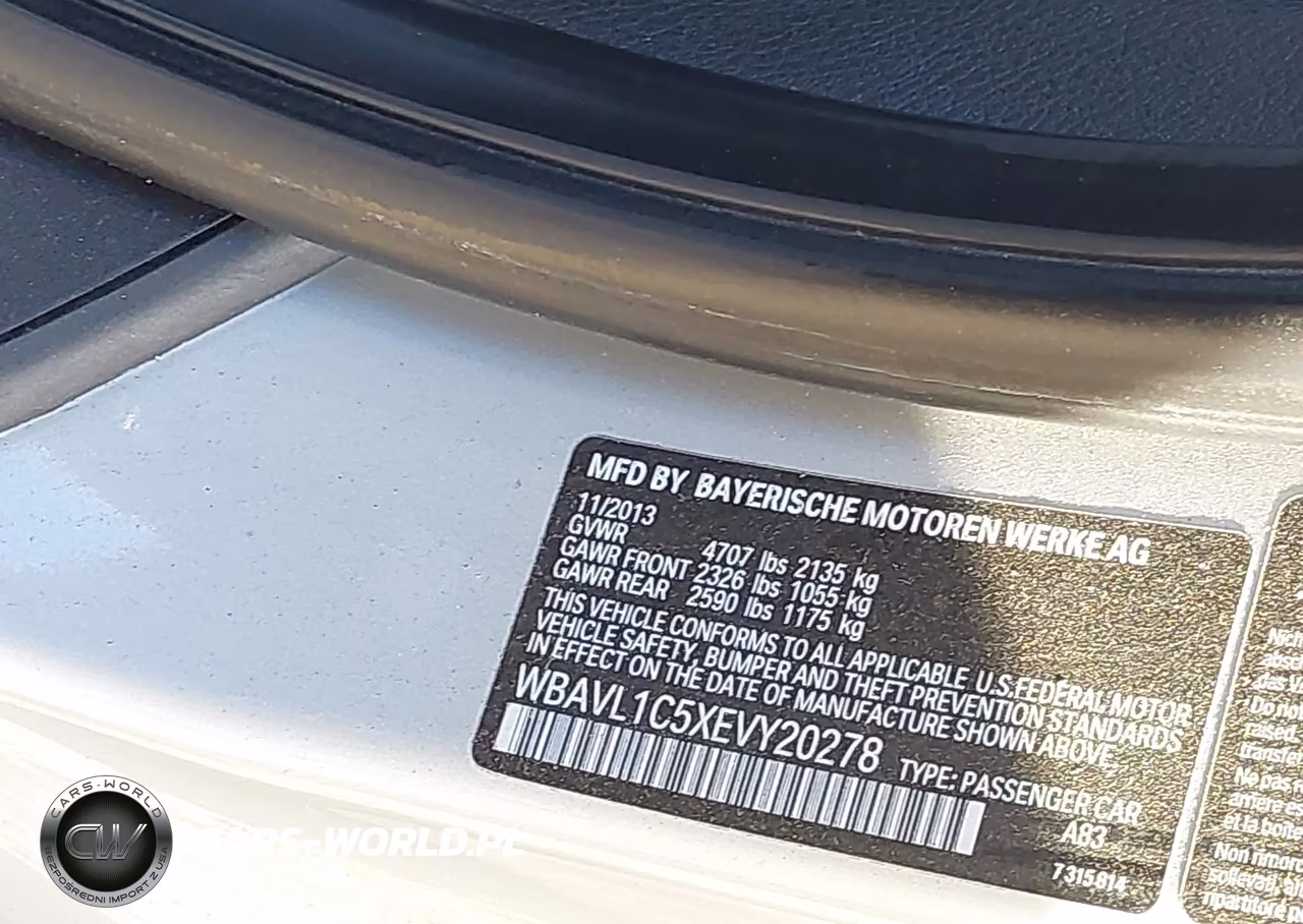 2014 BMW X1 xDrive28I VIN:WBAVL1C5XEVY20278 - 9
