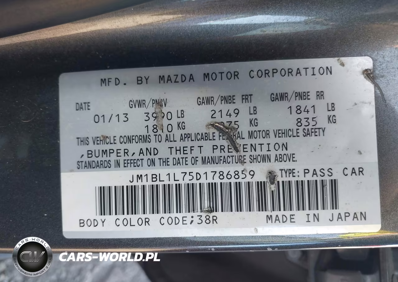 2013 Mazda Mazda3 I Touring VIN:JM1BL1L75D1786859 - 9