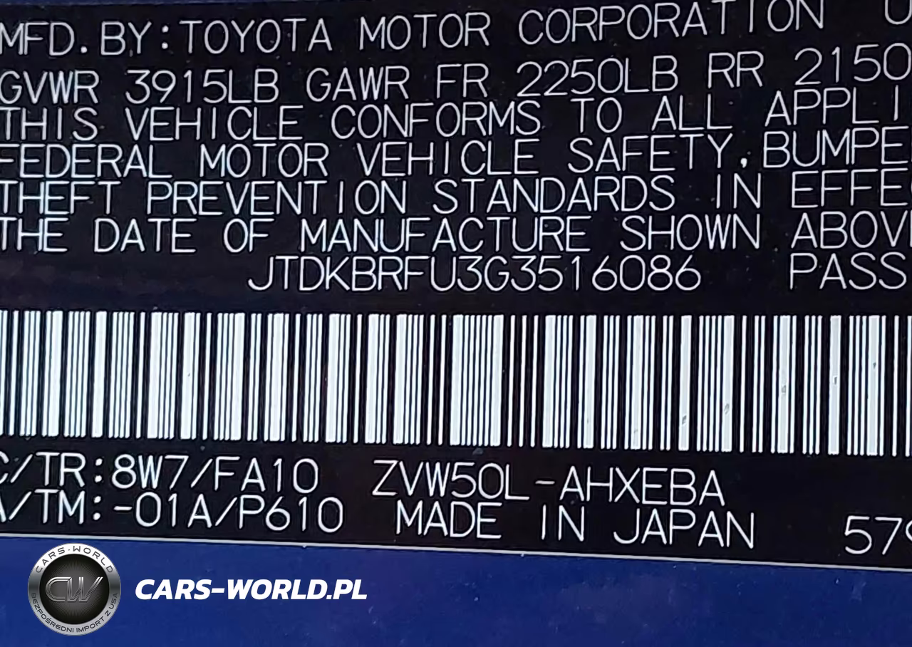 2016 Toyota Prius Two VIN:JTDKBRFU3G3516086 - 20