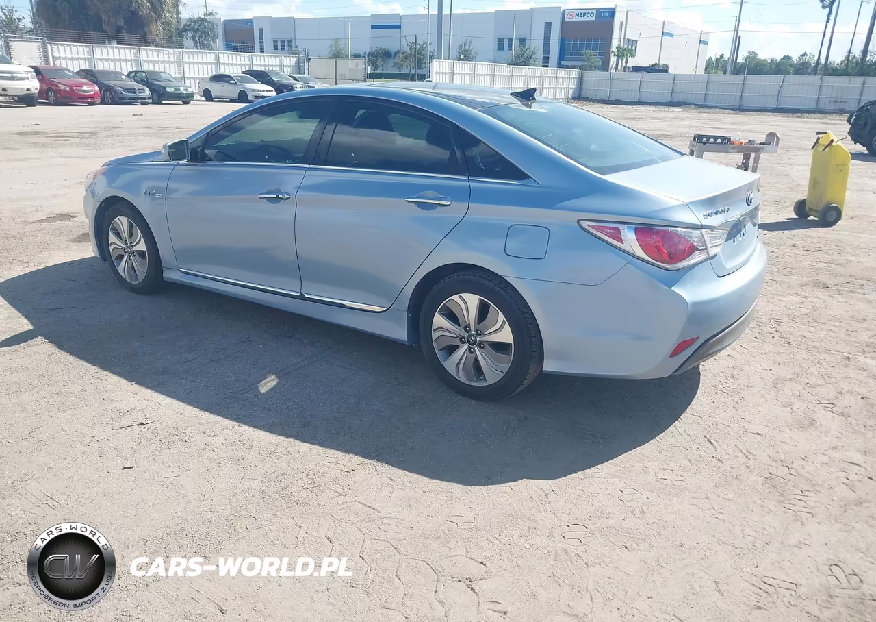 2015 Hyundai Sonata Hybrid Limited VIN:KMHEC4A48FA132993 - 3