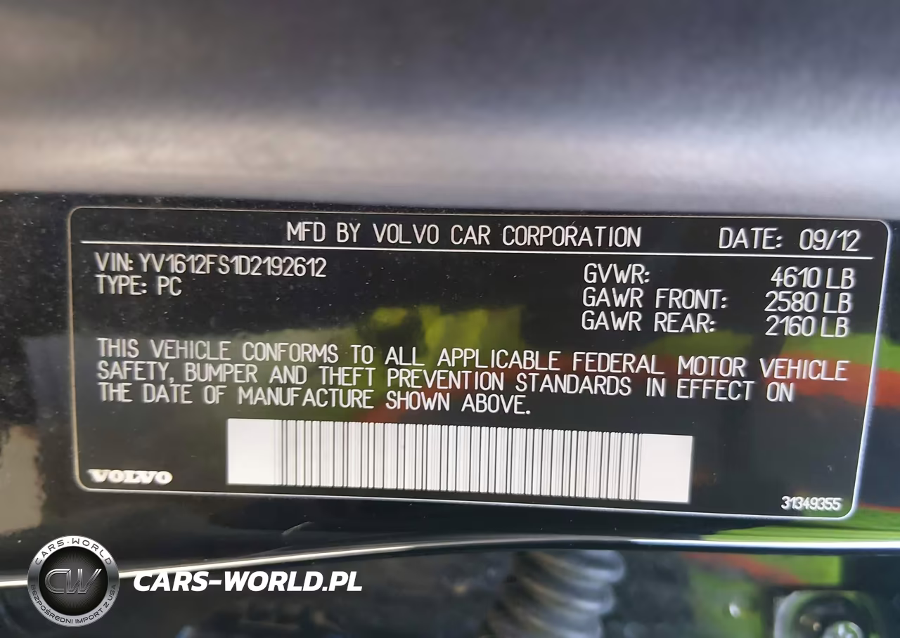 2013 Volvo S60 T5-T5 Platinum-T5 Premier-T5 Premier Plus VIN:YV1612FS1D2192612 - 9