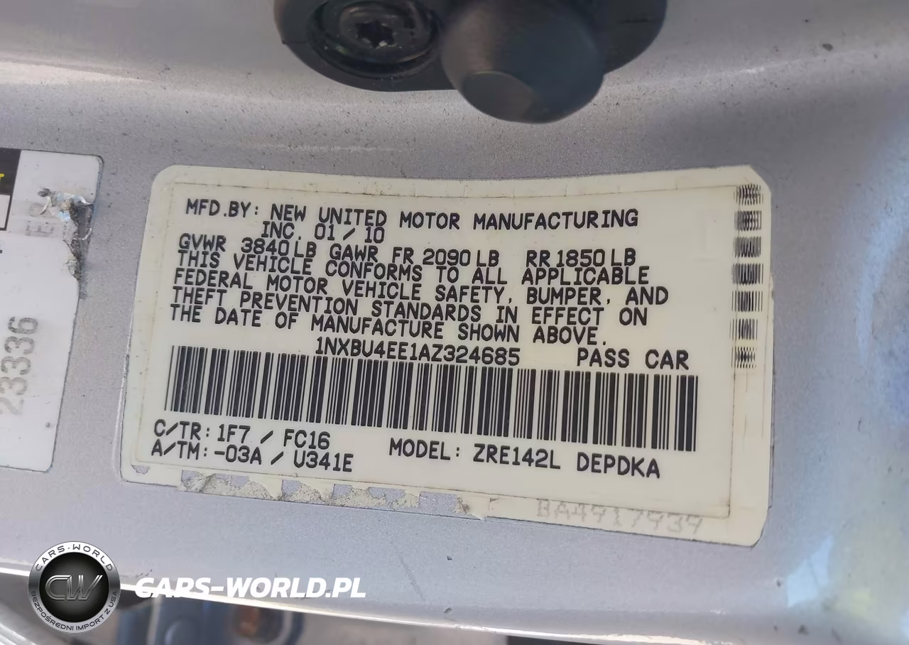 2010 Toyota Corolla Le VIN:1NXBU4EE1AZ324685 - 9