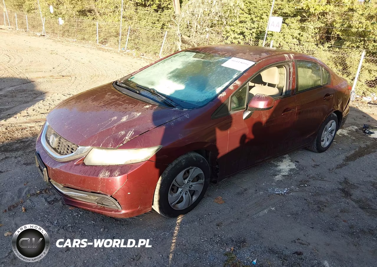 2013 Honda Civic Lx VIN:2HGFB2F55DH595790 - 2
