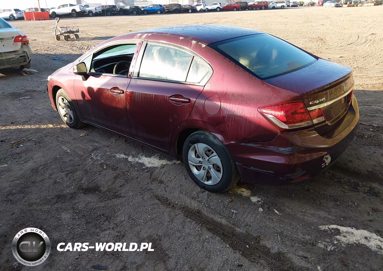 2013 Honda Civic Lx VIN:2HGFB2F55DH595790 - 3