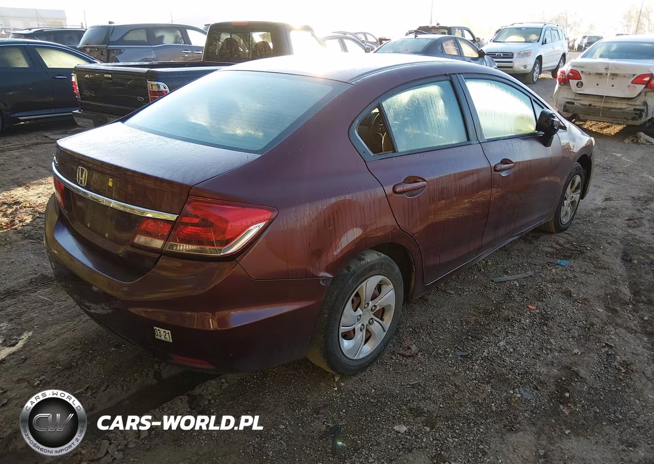 2013 Honda Civic Lx VIN:2HGFB2F55DH595790 - 4