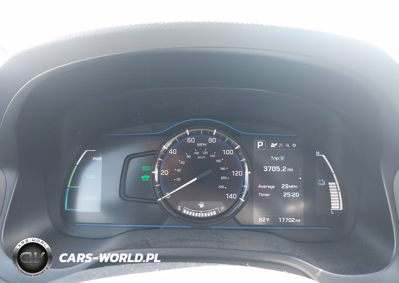 2018 Hyundai Ioniq Hybrid Blue VIN:KMHC65LC2JU099585 - 7