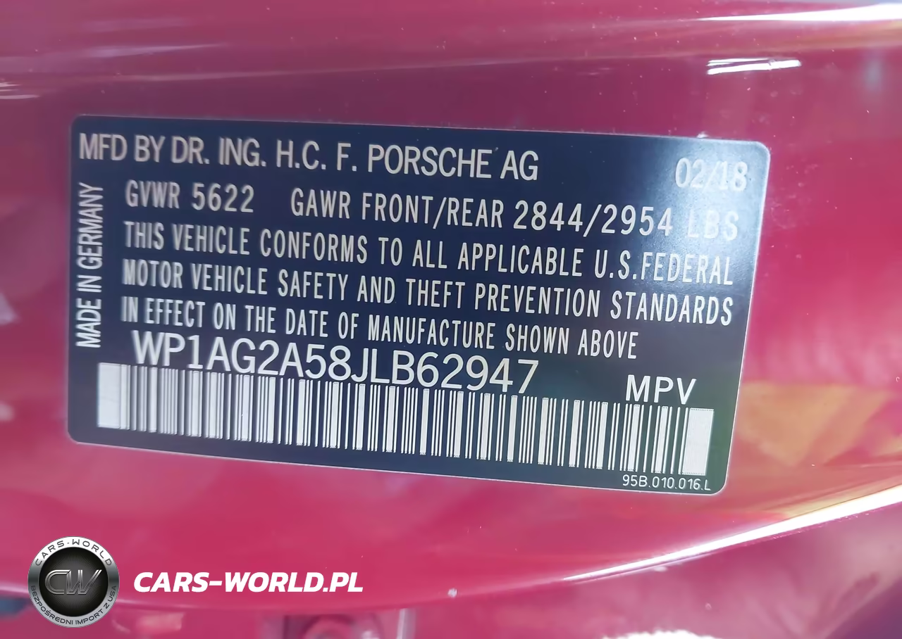2018 Porsche Macan Gts VIN:WP1AG2A58JLB62947 - 9