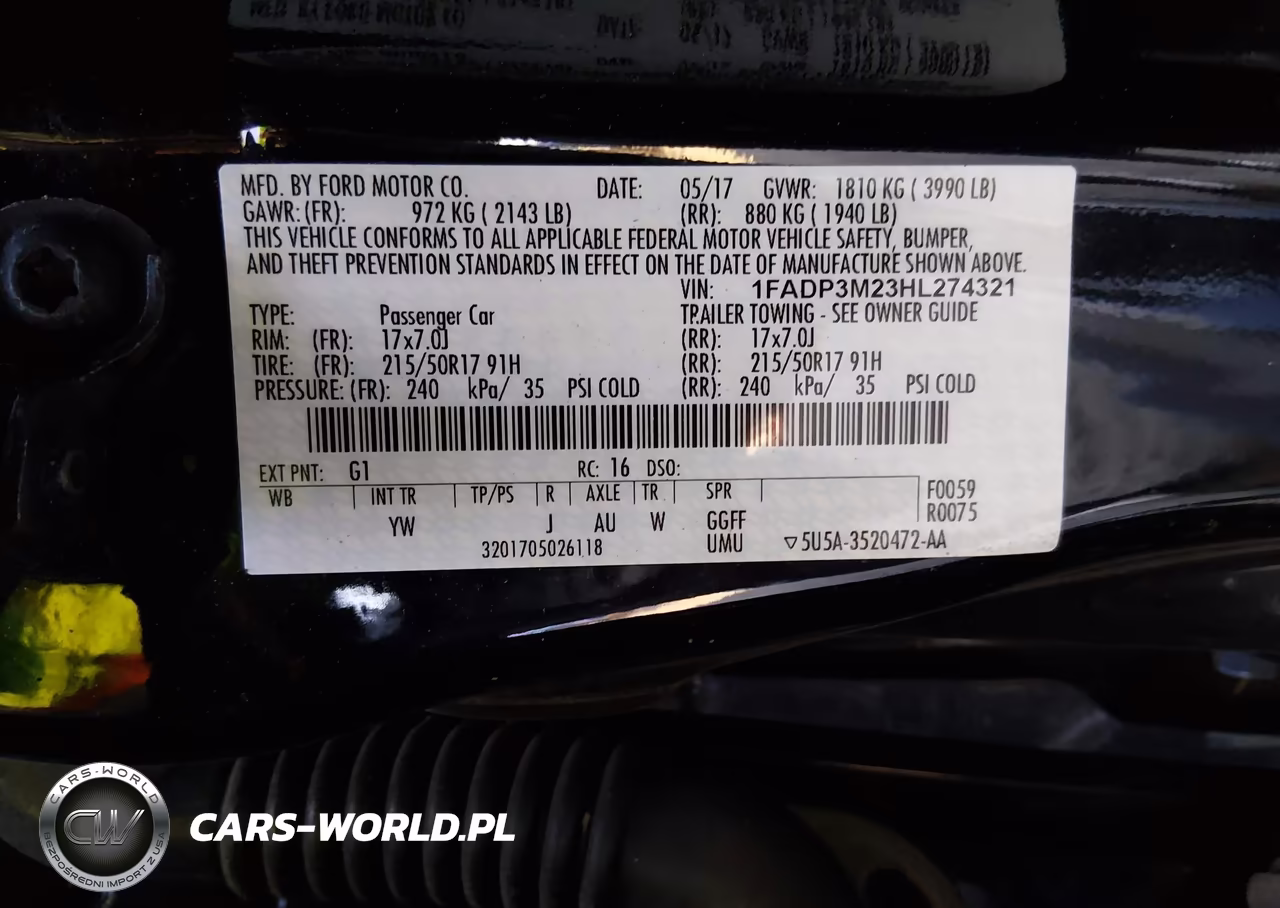 2017 Ford Focus Sel VIN:1FADP3M23HL274321 - 9