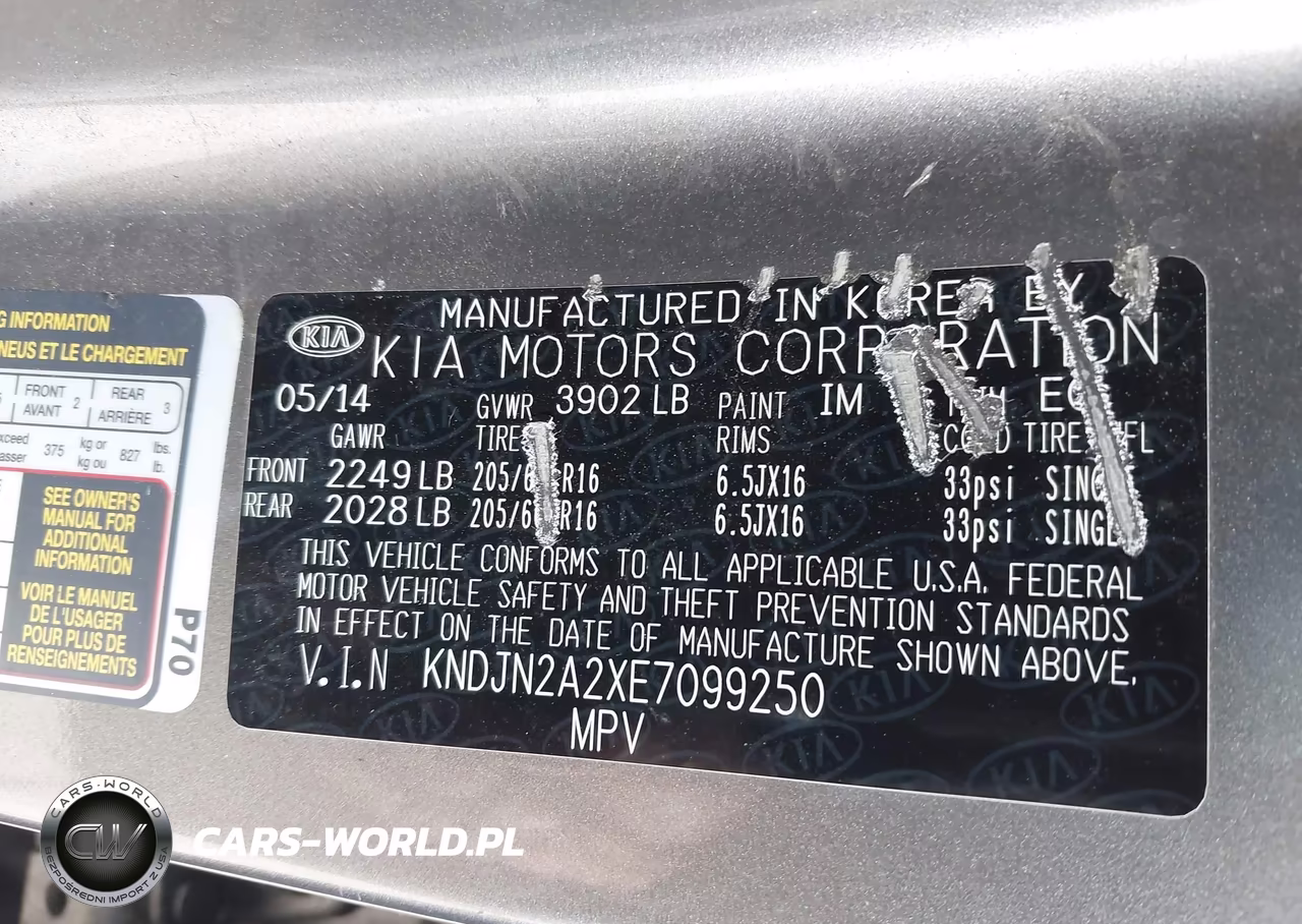 2014 Kia Soul VIN:KNDJN2A2XE7099250 - 9