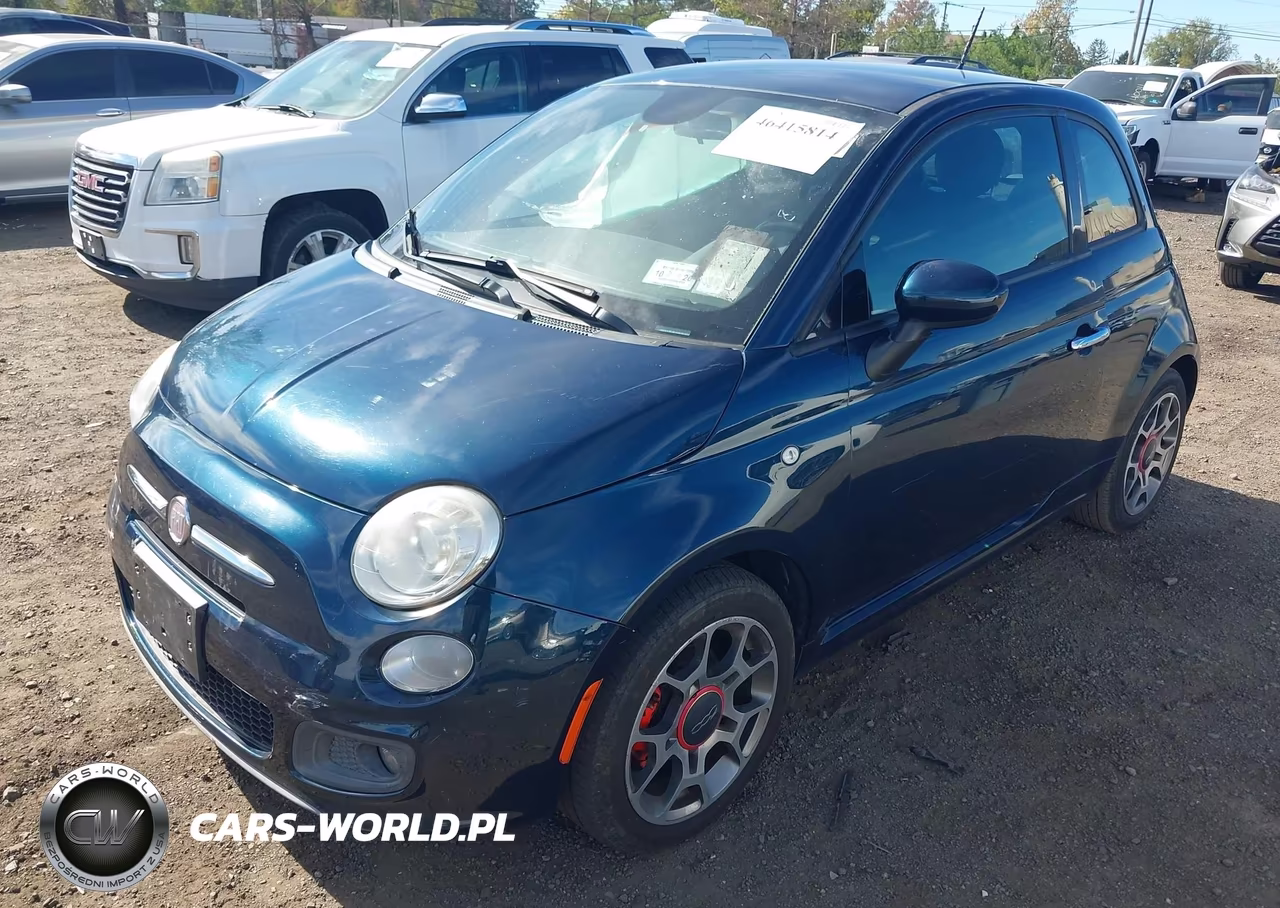 2015 Fiat 500 Sport VIN:3C3CFFBR0FT534822 - 2