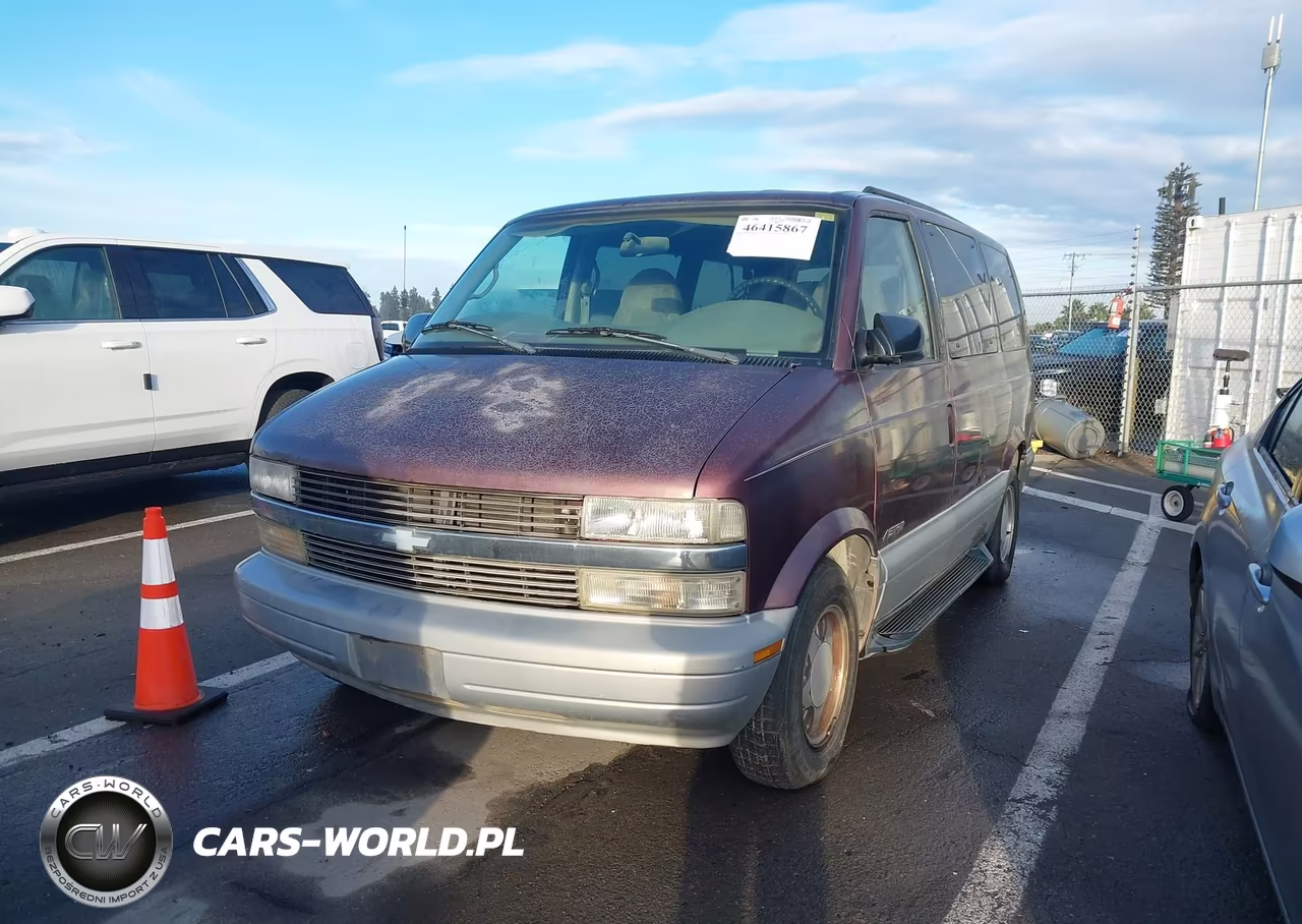 1998 Chevrolet Astro VIN:1GNDM19W1WB137102 - 2