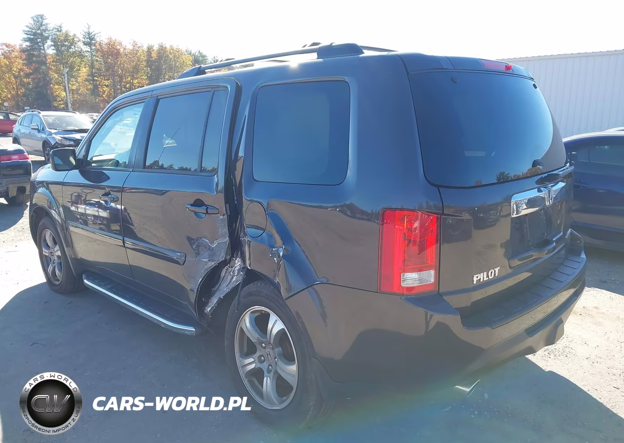 2012 Honda Pilot Ex-L VIN:5FNYF4H56CB067734 - 3