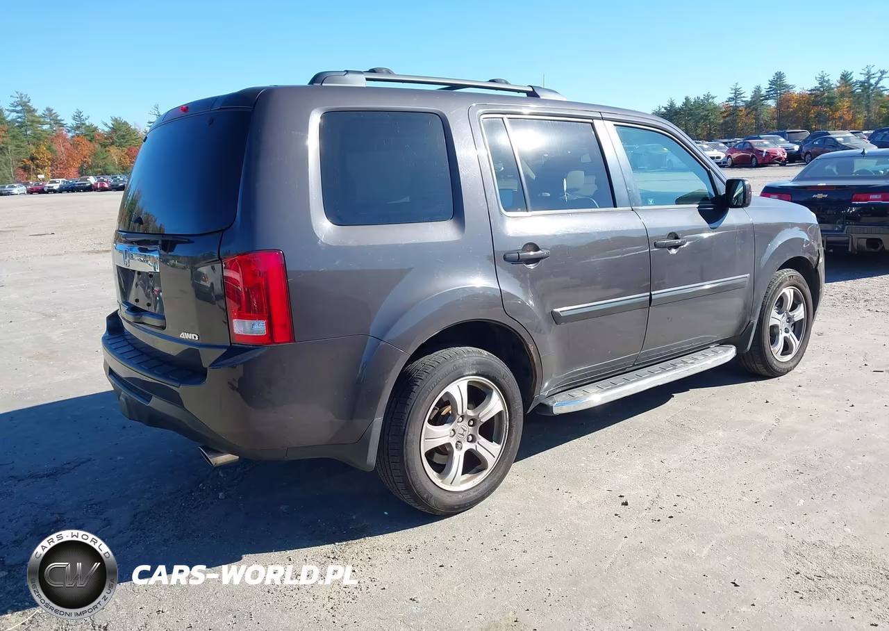 2012 Honda Pilot Ex-L VIN:5FNYF4H56CB067734 - 4