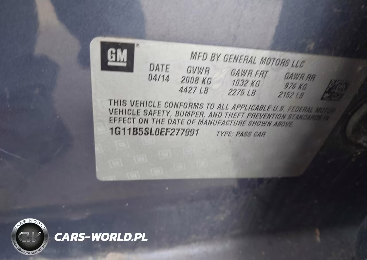 2014 Chevrolet Malibu 1Ls VIN:1G11B5SL0EF277991 - 9
