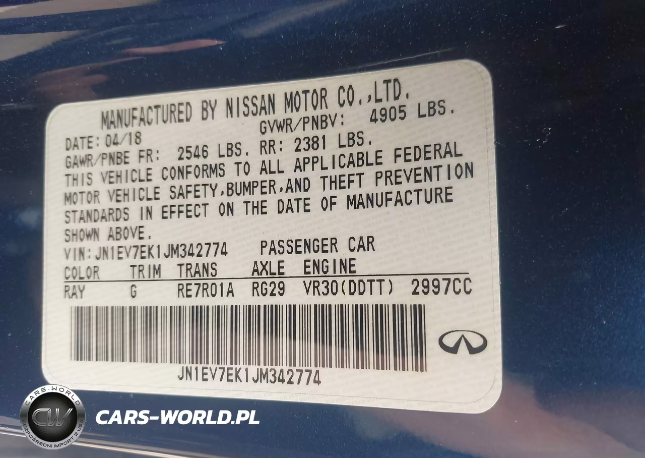 2018 Infiniti Q60 3.0T Luxe VIN:JN1EV7EK1JM342774 - 9