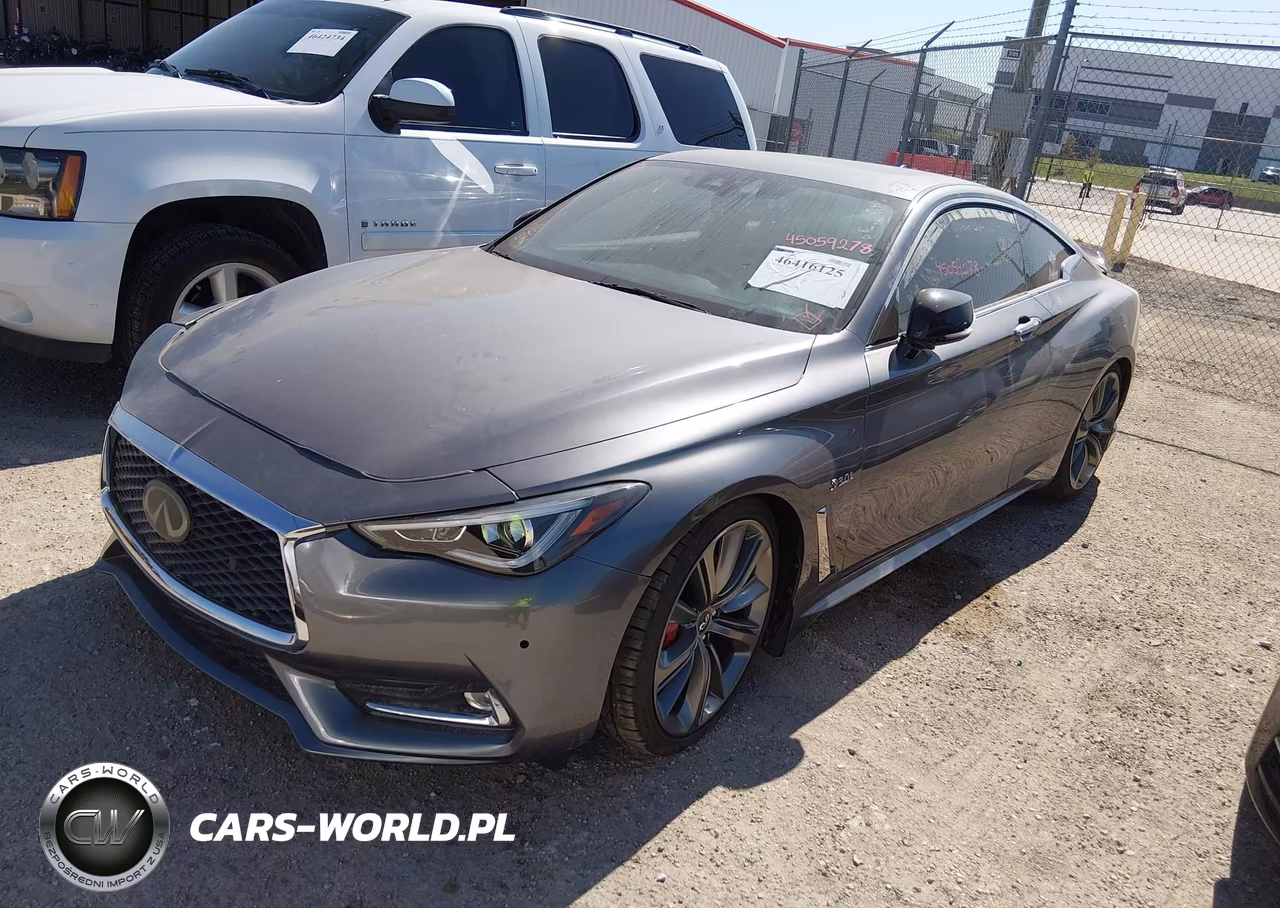 2019 Infiniti Q60 3.0T Red Sport 400 VIN:JN1FV7ELXKM440989 - 2