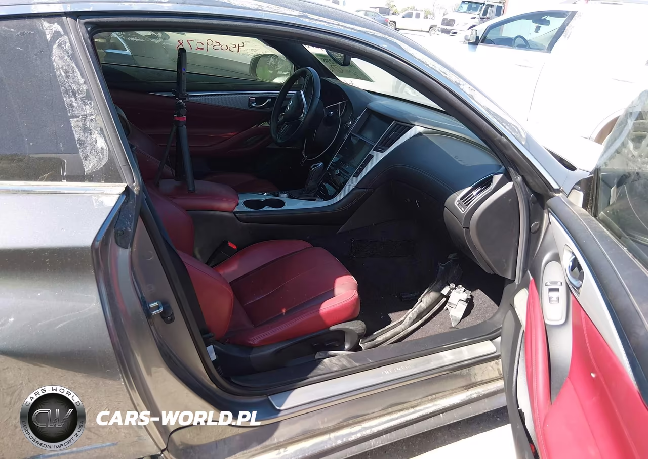 2019 Infiniti Q60 3.0T Red Sport 400 VIN:JN1FV7ELXKM440989 - 5