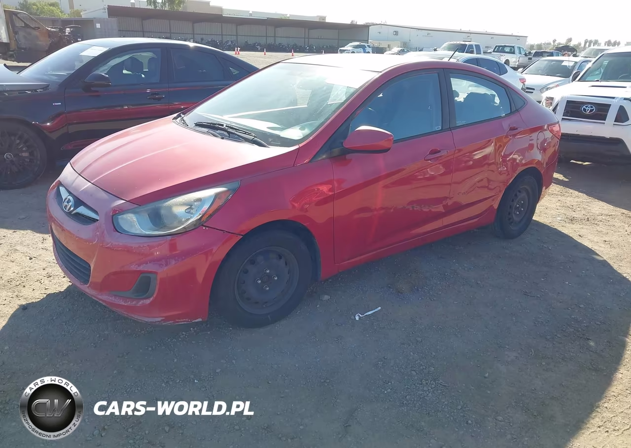 2013 Hyundai Accent Gls VIN:KMHCT4AE8DU445487 - 2