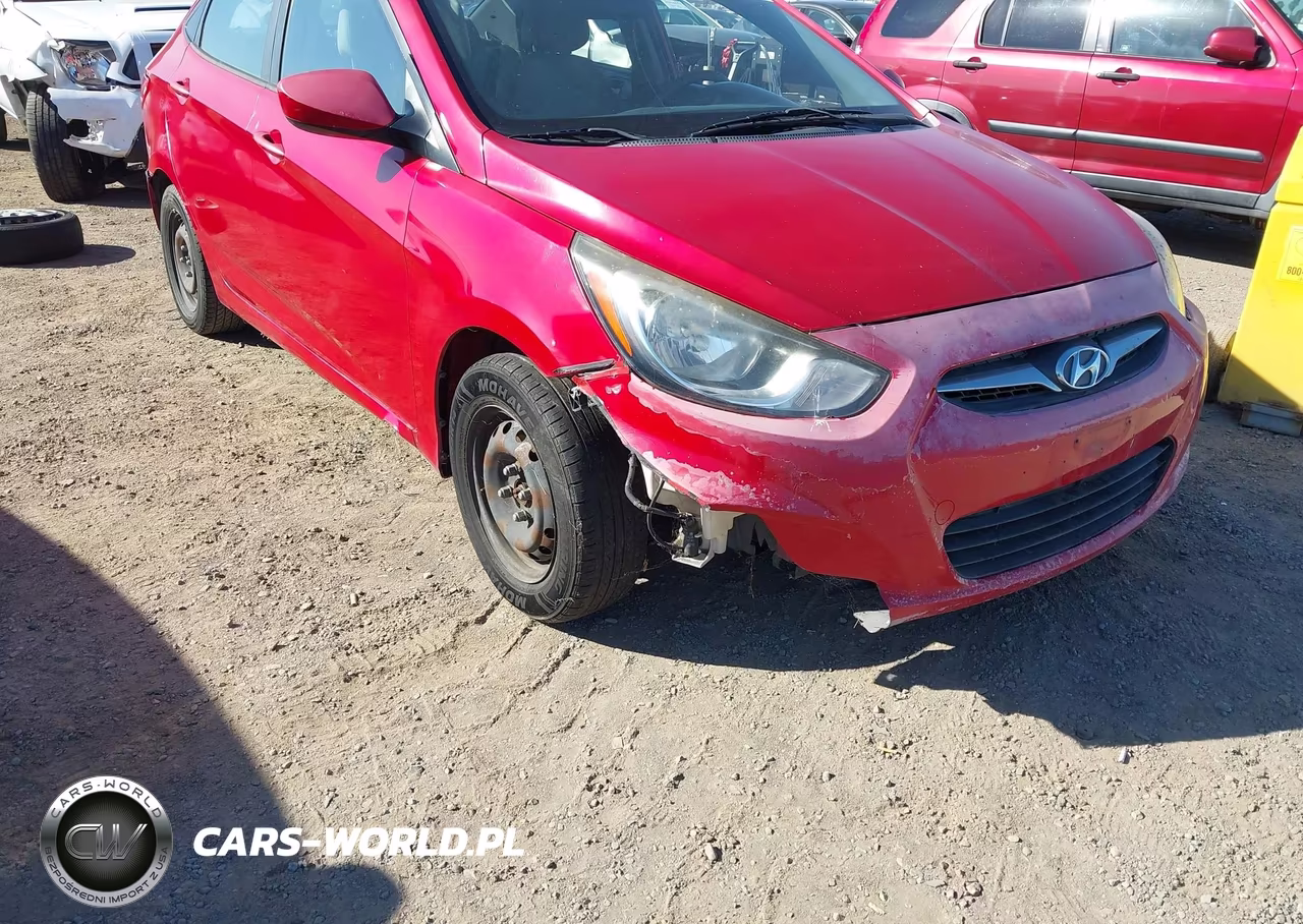 2013 Hyundai Accent Gls VIN:KMHCT4AE8DU445487 - 6