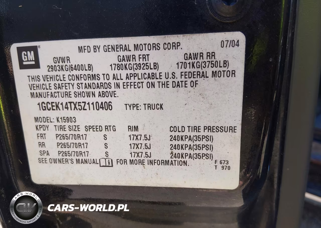 2005 Chevrolet Silverado 1500 Z71 VIN:1GCEK14TX5Z110406 - 9