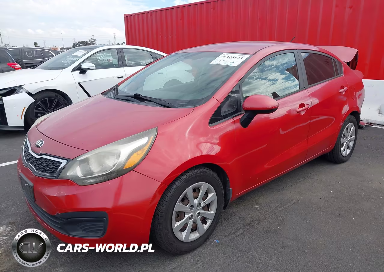 2013 Kia Rio Ex VIN:KNADN4A35D6249011 - 2