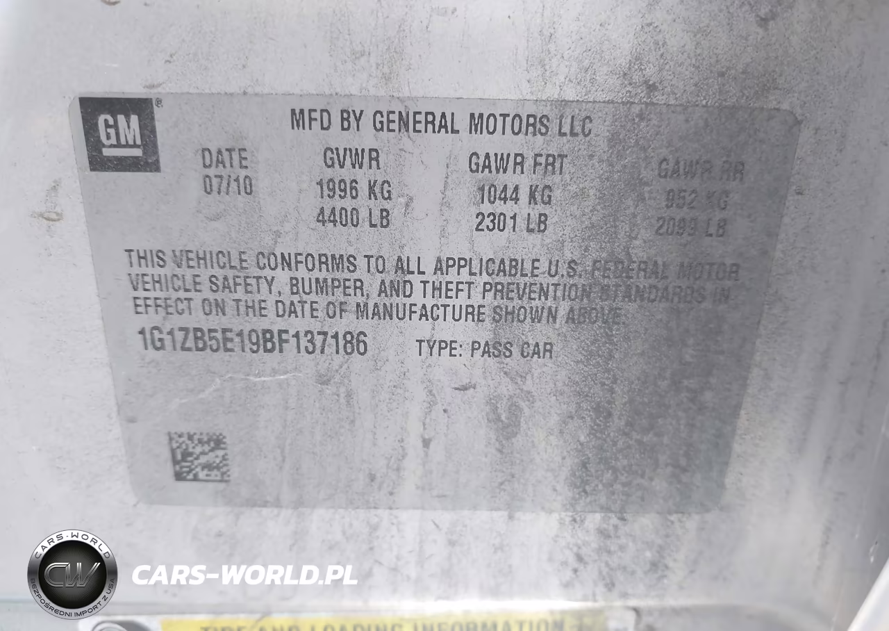 2011 Chevrolet Malibu Ls VIN:1G1ZB5E19BF137186 - 9