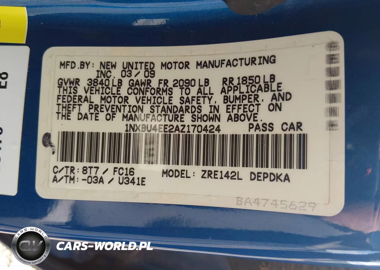 2010 Toyota Corolla Le VIN:1NXBU4EE2AZ170424 - 9