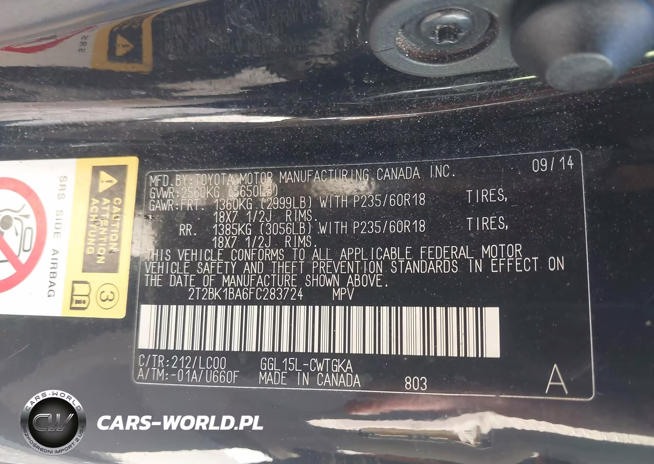 2015 Lexus Rx 350 VIN:2T2BK1BA6FC283724 - 9