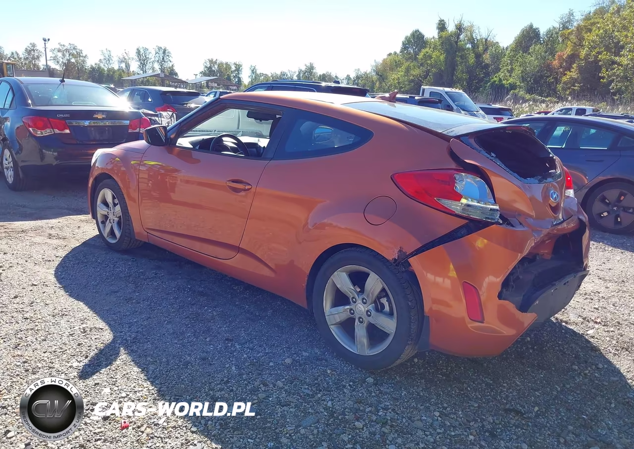 2012 Hyundai Veloster Base W-Black VIN:KMHTC6AD5CU024926 - 3