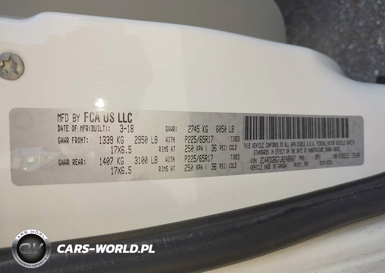 2018 Dodge Grand Caravan Se VIN:2C4RDGBG7JR248607 - 9
