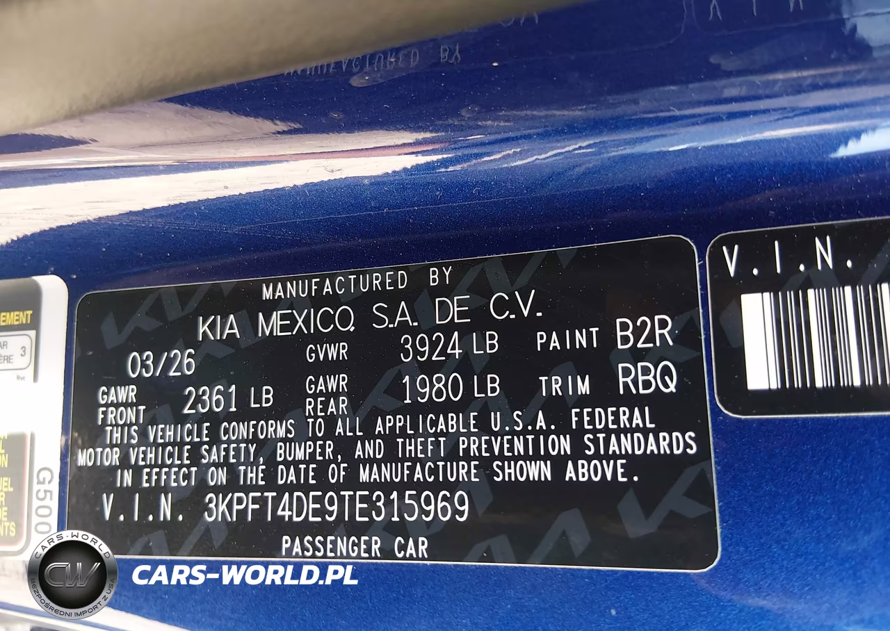 2026 Kia K4 Lxs VIN:3KPFT4DE9TE315969 - 9