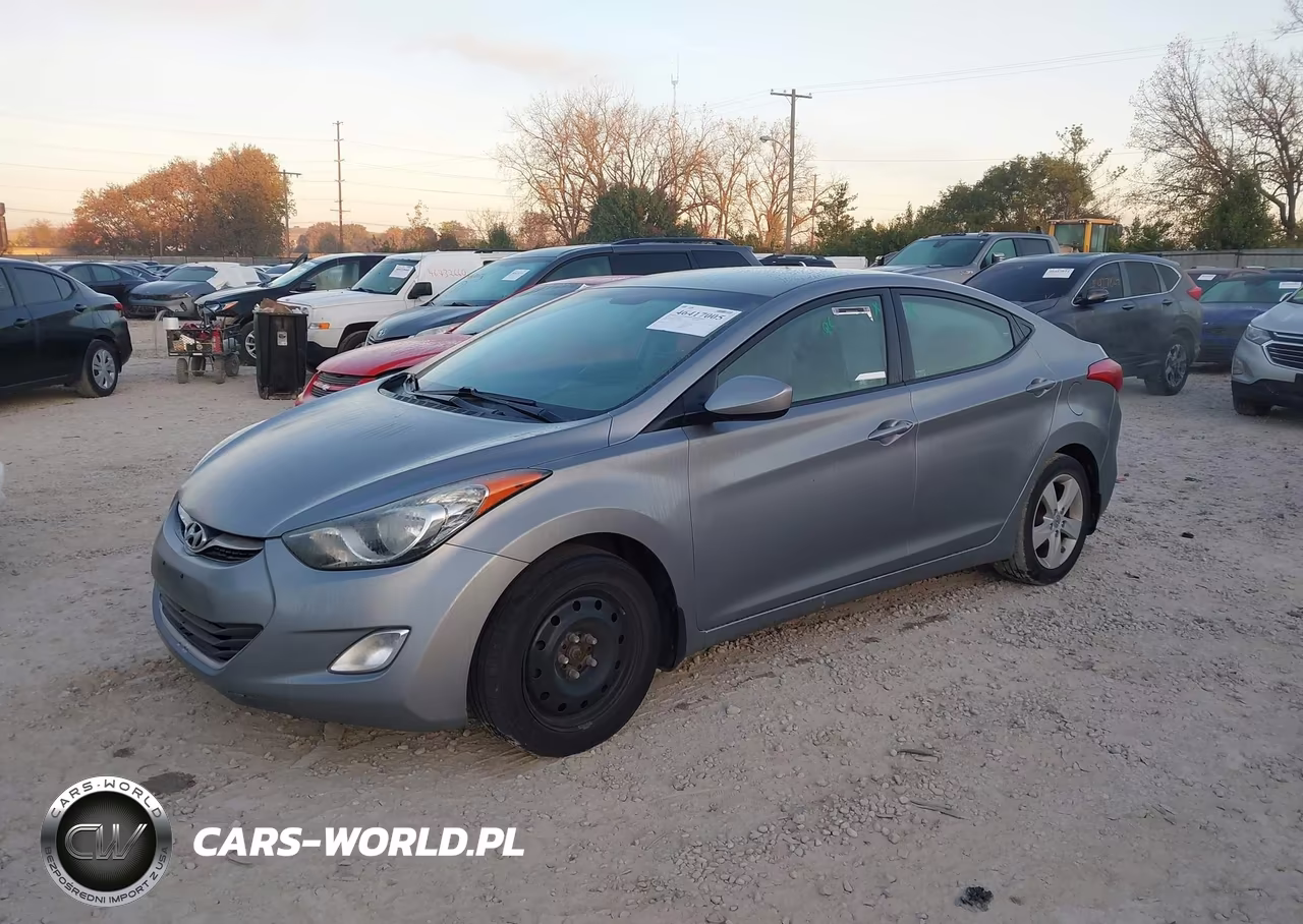 2013 Hyundai Elantra Gls VIN:KMHDH4AEXDU935709 - 2