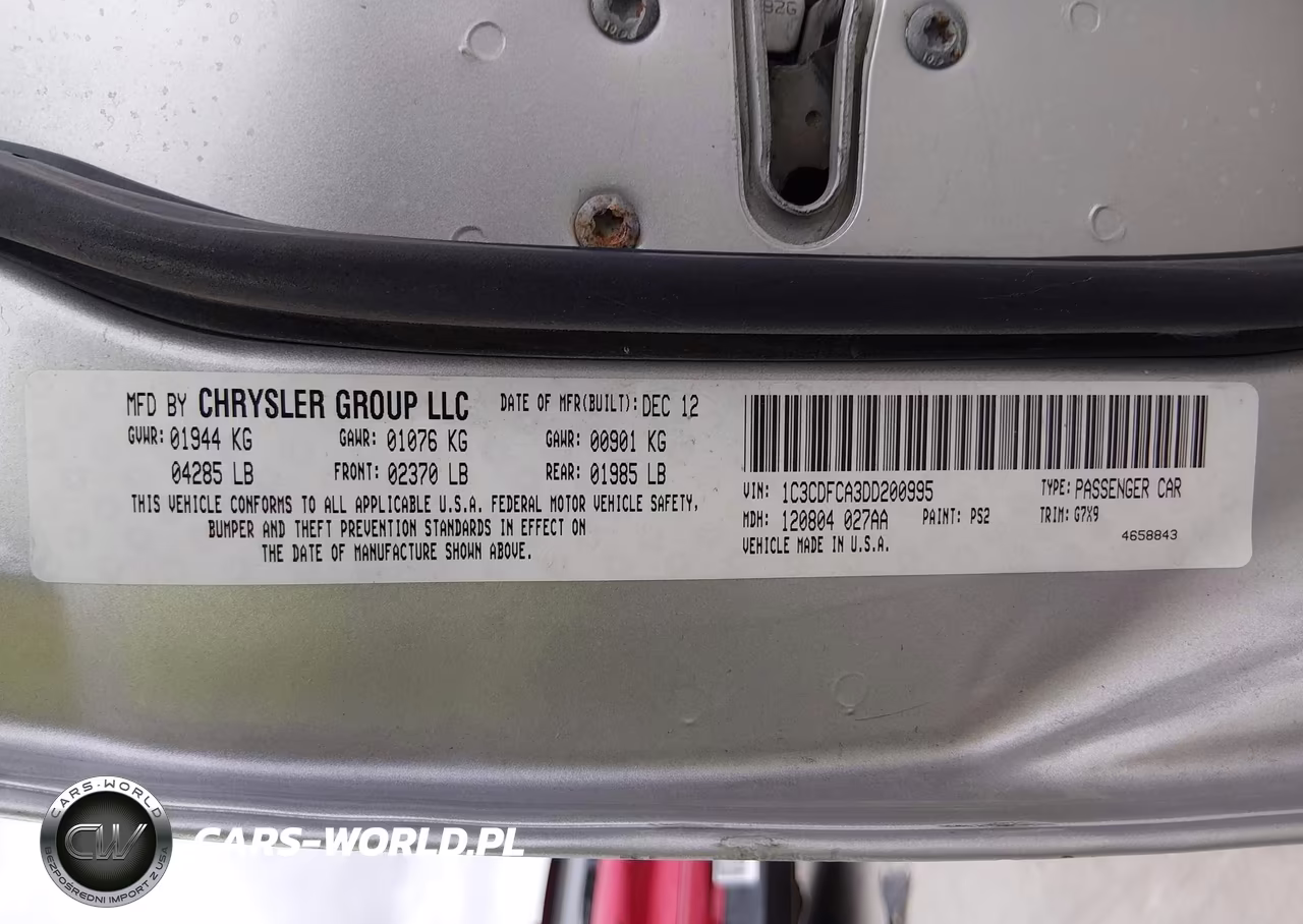 2013 Dodge Dart Limited VIN:1C3CDFCA3DD200995 - 9