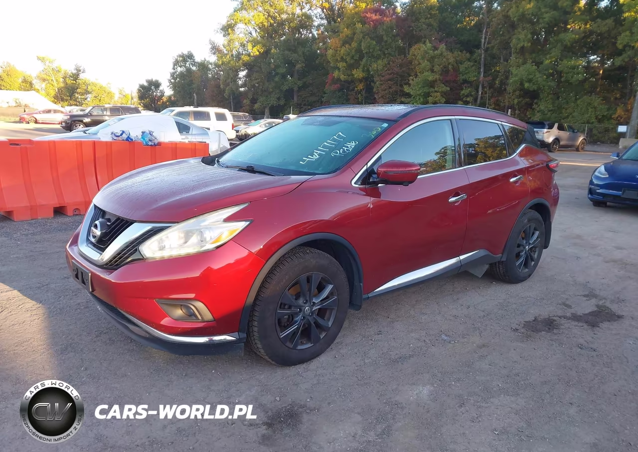 2017 Nissan Murano Sv VIN:5N1AZ2MH9HN192339 - 2