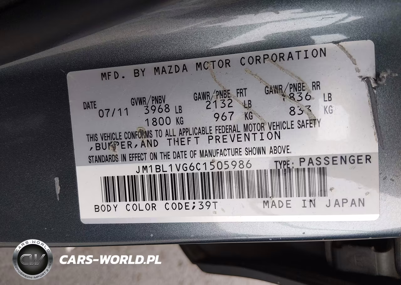 2012 Mazda Mazda3 I Touring VIN:JM1BL1VG6C1505986 - 9