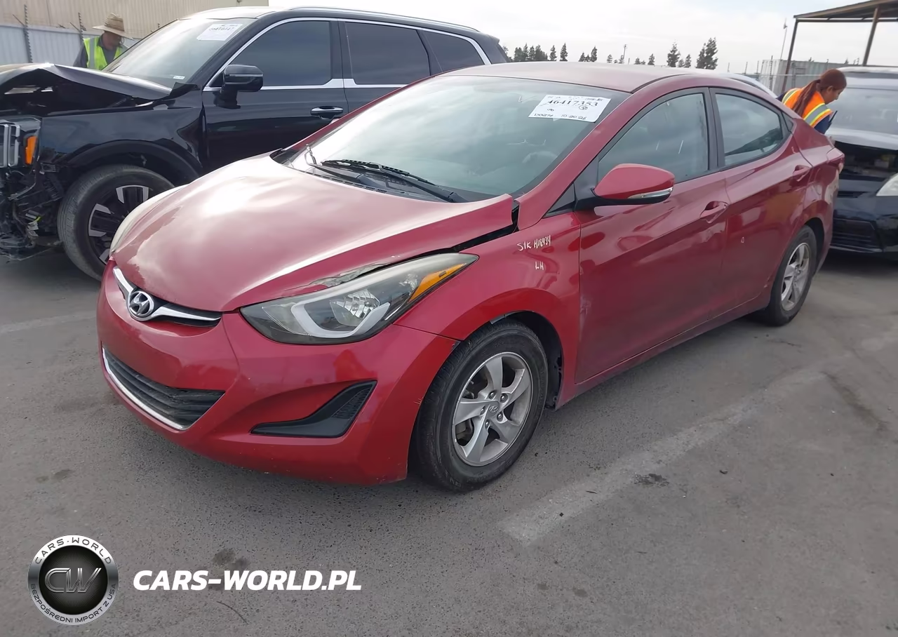 2015 Hyundai Elantra Se VIN:5NPDH4AE2FH573344 - 2