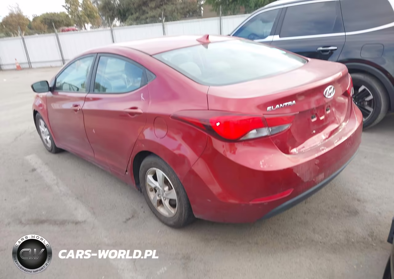 2015 Hyundai Elantra Se VIN:5NPDH4AE2FH573344 - 3